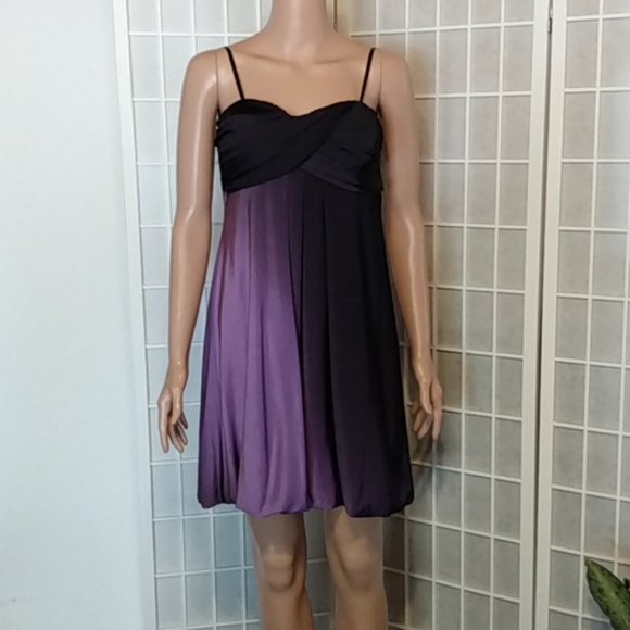 Xscape by Joanna Chen Purple Ombre Strapless Cocktail Party Dress Sz 8 - Picture 1 of 14